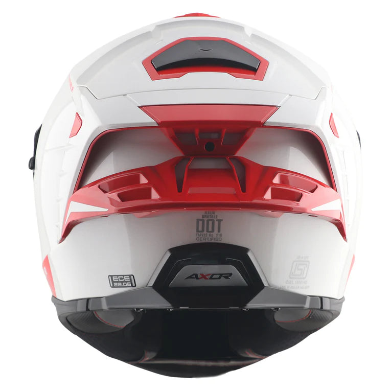 AXOR BRUTALE CORSA DUAL SPOILER FULL FACE HELMET