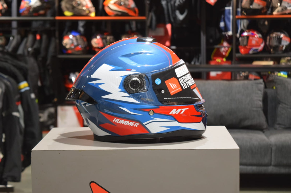 MT HUMMER C7 SHINE GLOSS FULL FACE HELMET