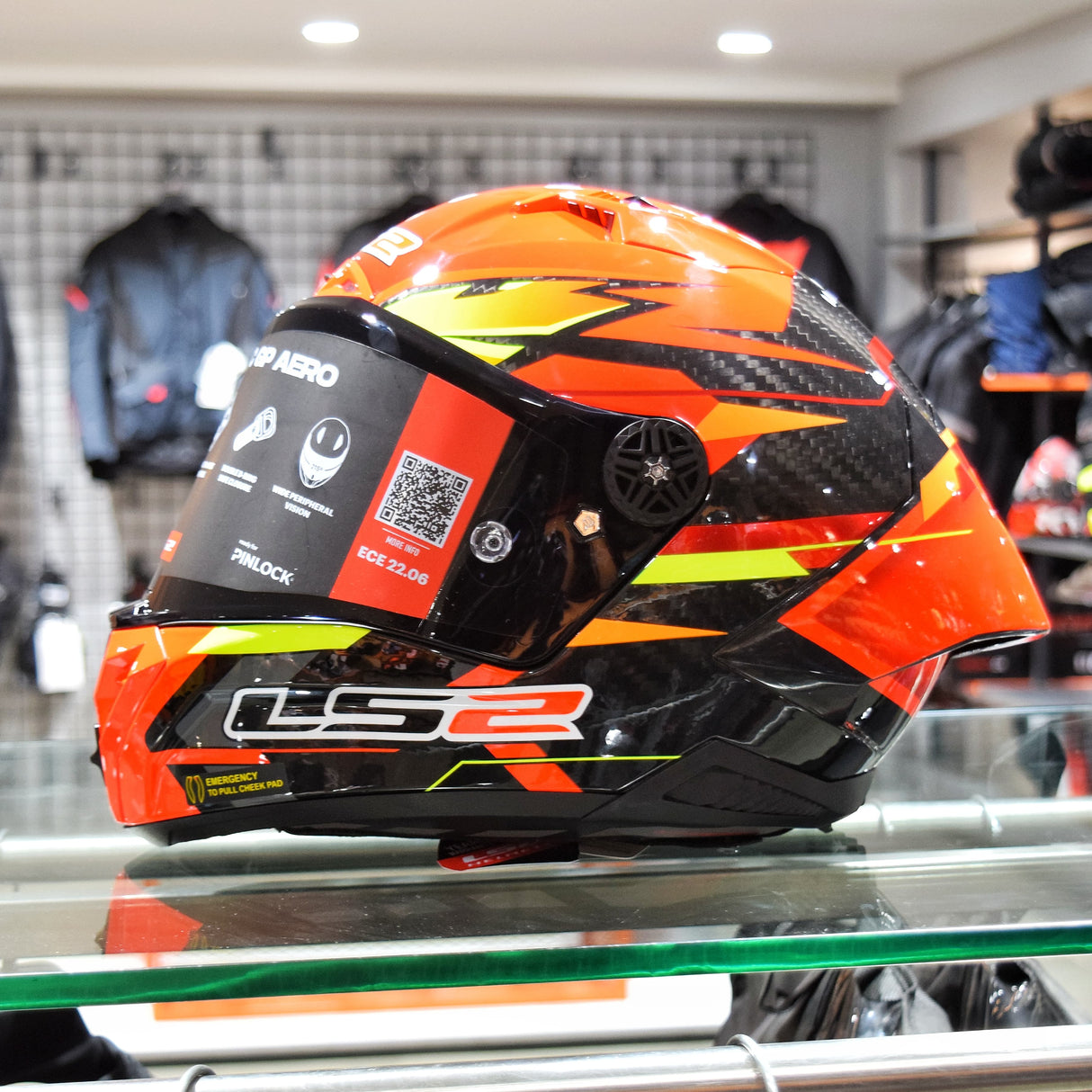 LS2 FF805 THUNDER C GP AERO FIRE