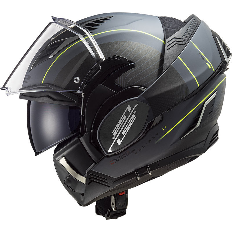 FF900 VALIANT II COOPER MATT TITANIUM BLACK - Flip Up Modular Helmet