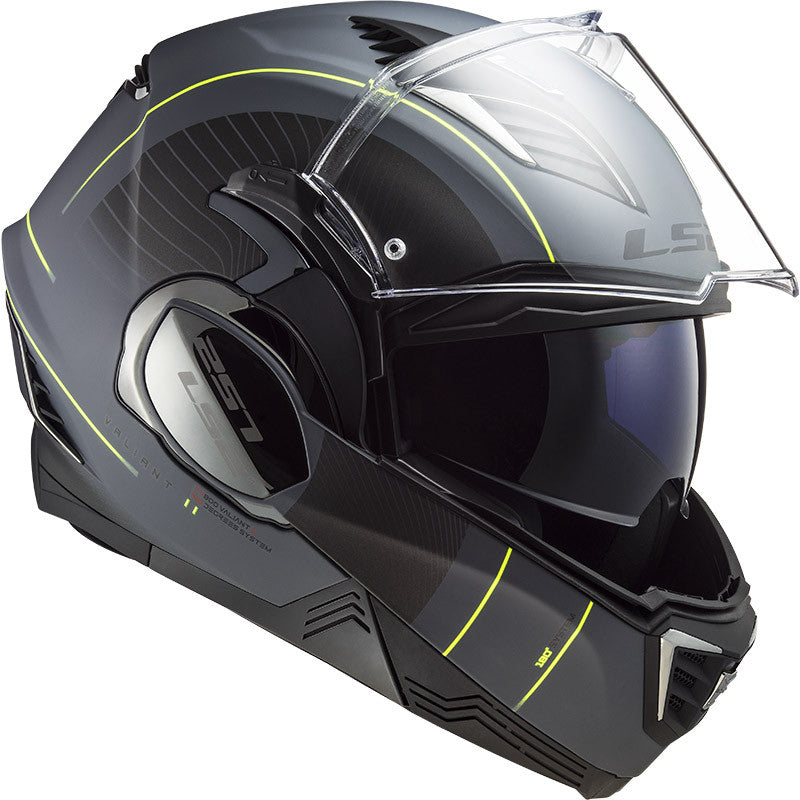 FF900 VALIANT II COOPER MATT TITANIUM BLACK - Flip Up Modular Helmet