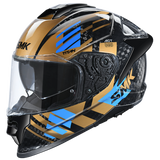 SMK TITAN CARBON T-RACE FULL FACE HELMET