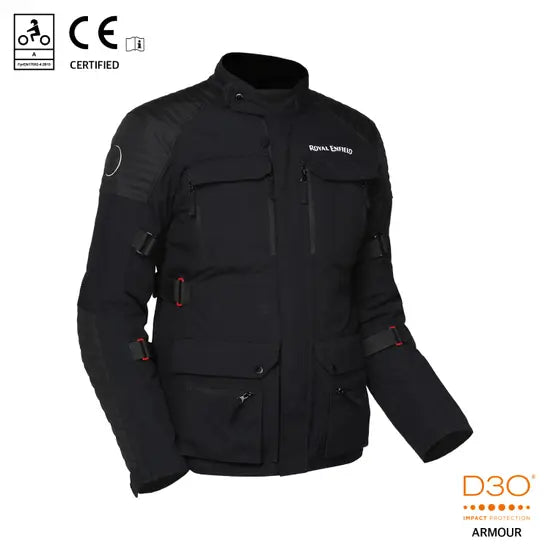 ROYAL ENFIELD NIRVIK JACKET - BLACK