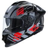 SMK TITAN CARBON T-RACE FULL FACE HELMET