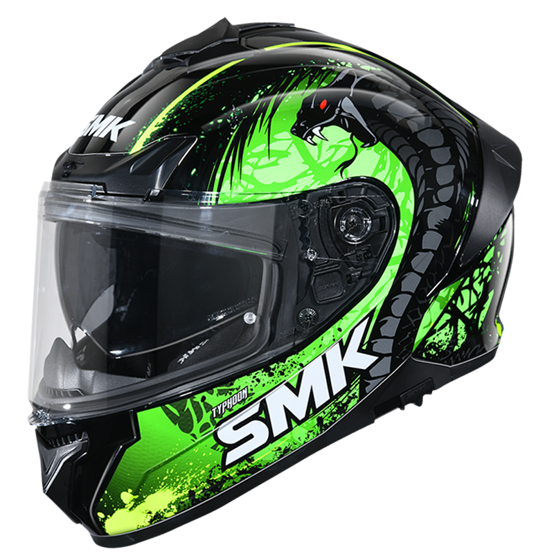 SMK TYPHOON REPTILE FULL FACE HELMET