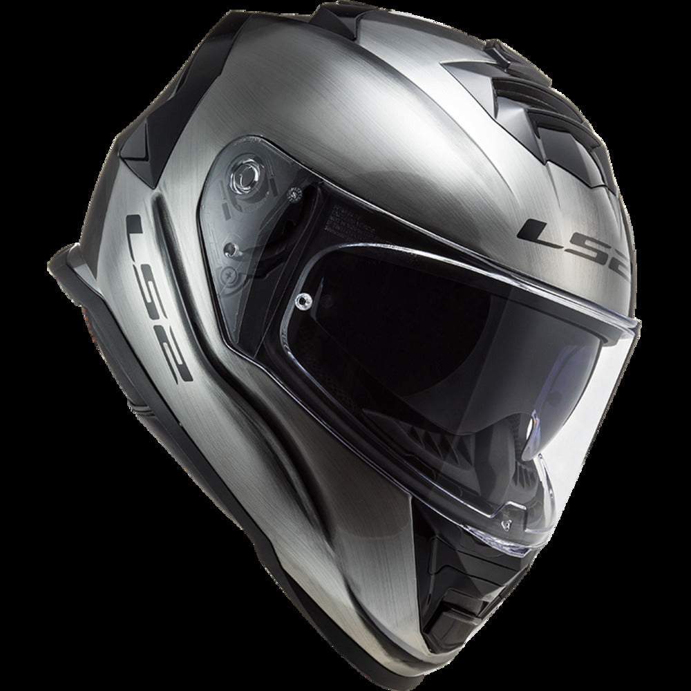 LS2 FF800 STORM JEANS TITANIUM GLOSS HELMET