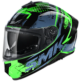 SMK TYPHOON GRUNGE FULL FACE HELMET