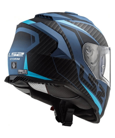 LS2 FF800 STORM II RACER MATT BLUE HELMET