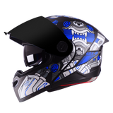 STEELBIRD SBA -8 ISS DIZIMON  FULL FACE HELMET