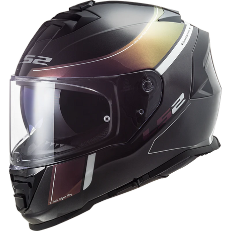 LS2 FF800 STORM VELVET BLACK RAINBOW HELMET