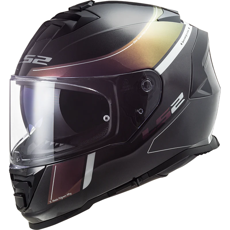 LS2 FF800 STORM VELVET BLACK RAINBOW HELMET