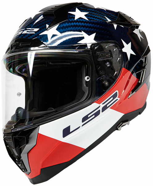 LS2 FF327 CHALLENGER C GT SPORT TOURING AMERICARBON FULL FACE HELMET