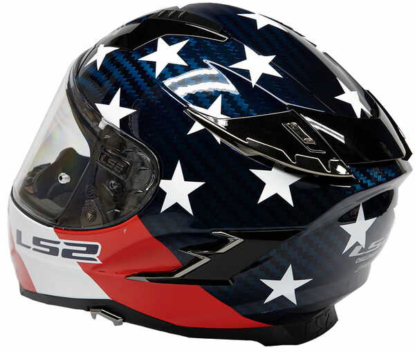 LS2 FF327 CHALLENGER C GT SPORT TOURING AMERICARBON FULL FACE HELMET