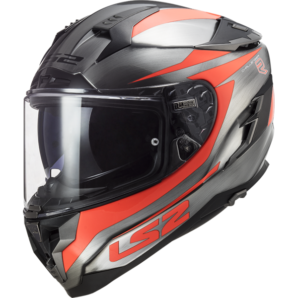 LS2 FF327 CHALLENGER CANNON JEANS FLUO FULL FACE HELMET