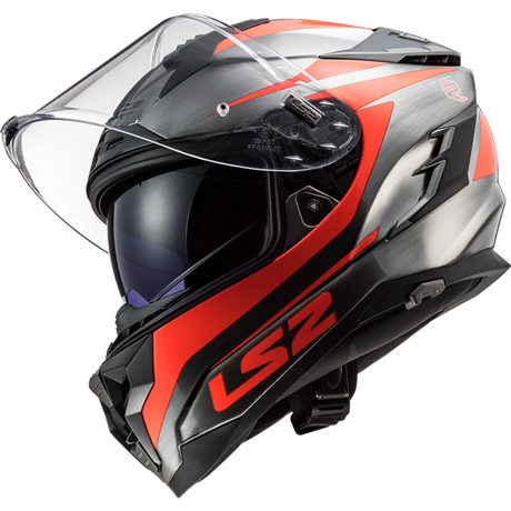 LS2 FF327 CHALLENGER CANNON JEANS FLUO FULL FACE HELMET