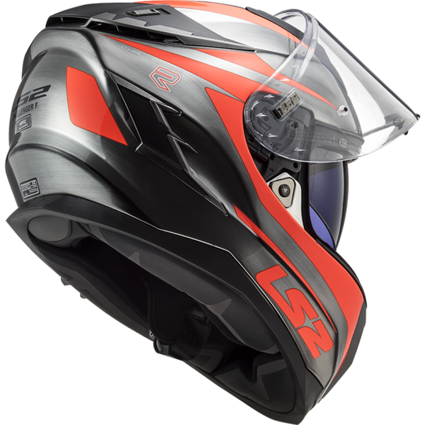 LS2 FF327 CHALLENGER CANNON JEANS FLUO FULL FACE HELMET