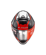 LS2 FF800 STROM NERVE BLACK RED HELMET