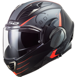 FF900 VALIANT II CODEX MATT BLACK TITANIUM - Flip Up Modular Helmet