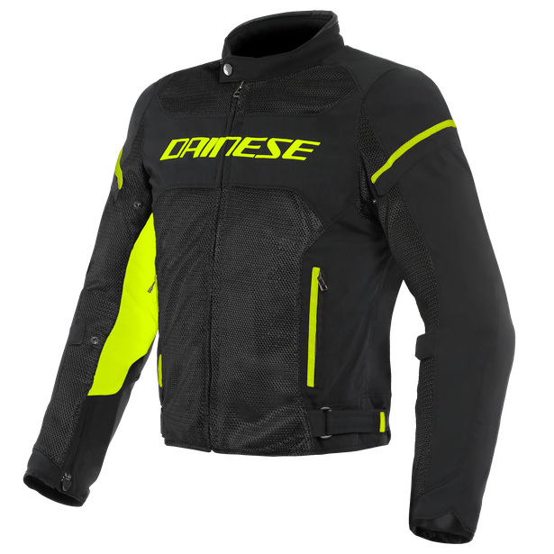 Dainese Air Frame D1 Tex Jacket Black Hi-Viz Yellow