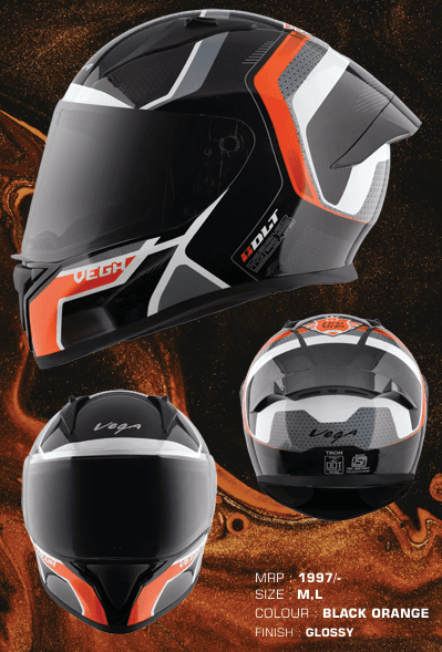VEGA TRON BOLT FULL FACE HELMET