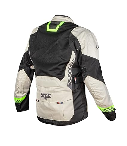 XTS Endo Touring Mesh Riding Off White Grey Fluro Jacket