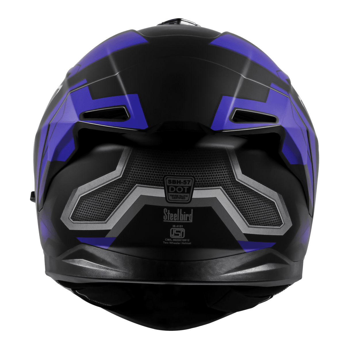 STEELBIRD SBH-57 ISS FIGHTER F3 FULL FACE HELMET
