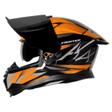 STEELBIRD SBH-57 ISS FIGHTER F4 FULL FACE HELMET