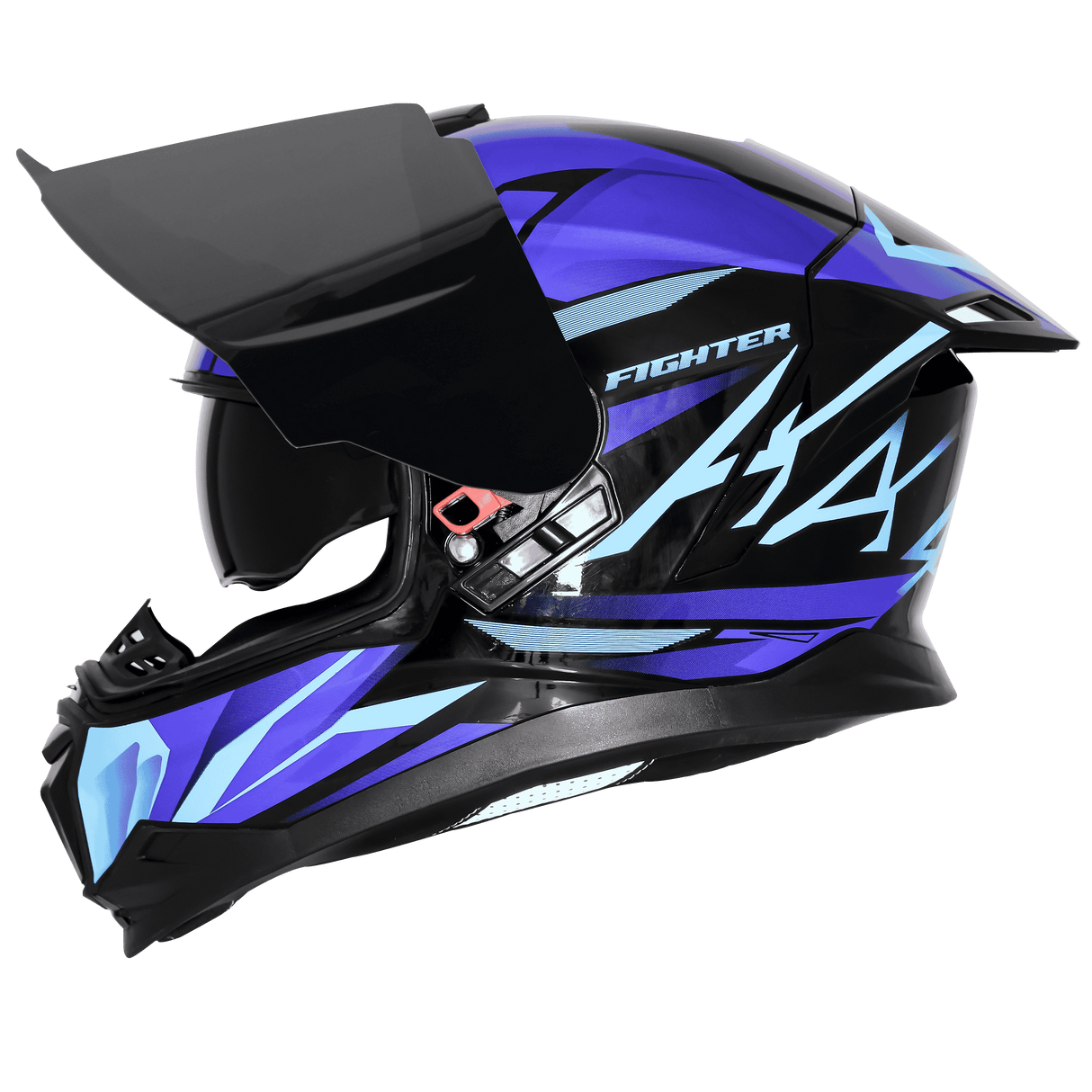 STEELBIRD SBH-57 ISS FIGHTER F4 FULL FACE HELMET