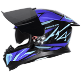 STEELBIRD SBH-57 ISS FIGHTER F4 FULL FACE HELMET