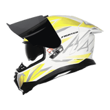 STEELBIRD SBH-57 ISS FIGHTER F4 FULL FACE HELMET