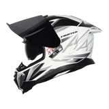 STEELBIRD SBH-57 ISS FIGHTER F4 FULL FACE HELMET