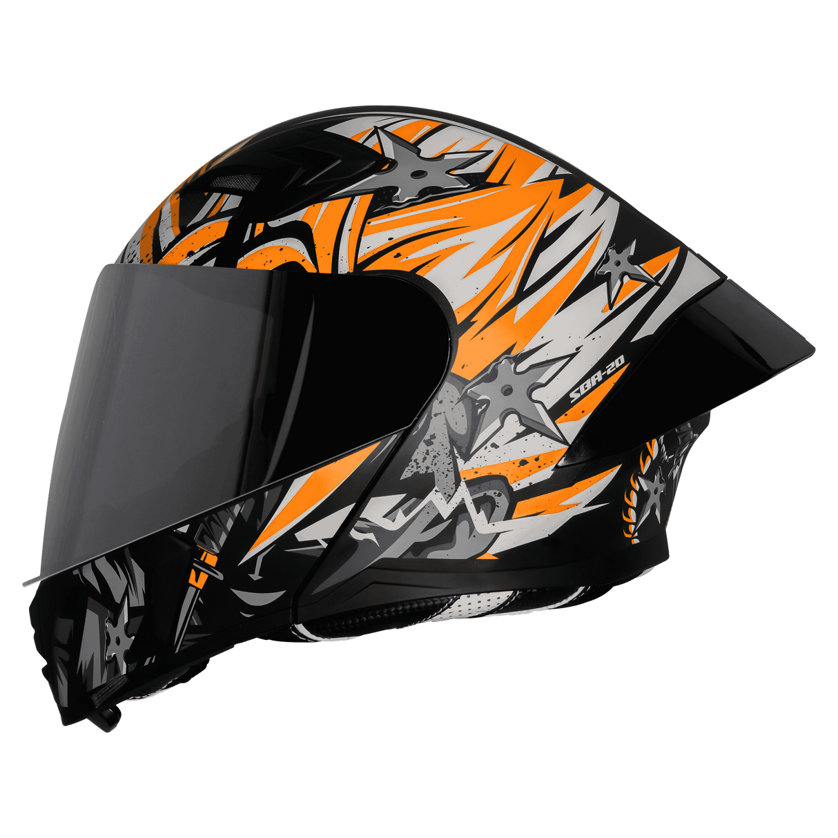 STEELBIRD SBA-20 DARK WARRIPOR FULL FACE HELMET