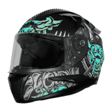 STEELBIRD SBH-35 DOT ROBOT 2.0 CLOWN FULL FACE HELMET