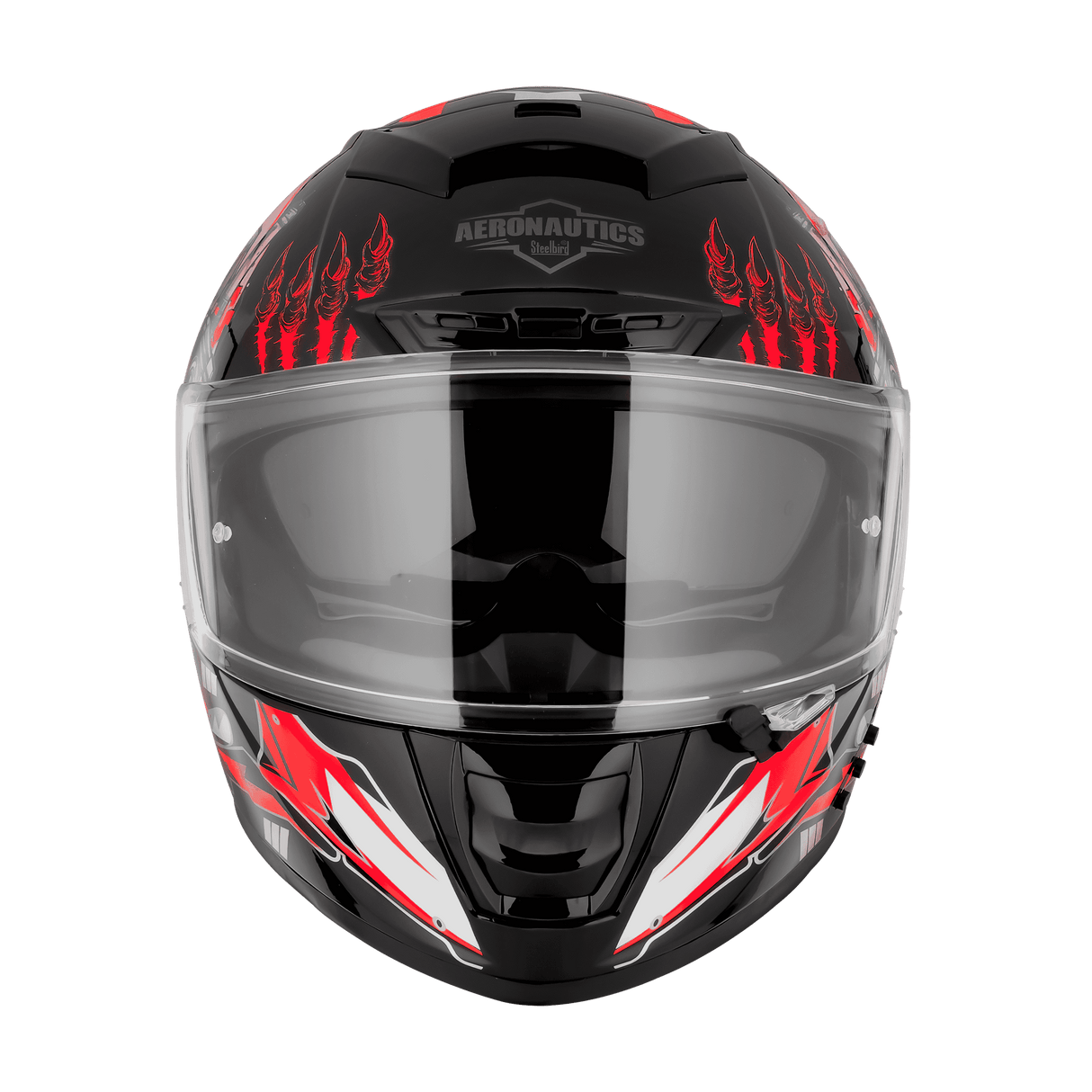 STEELBIRD SBH-32 ISS BT DOT TRICKSTER FULL FACE HELMET