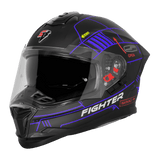 STEELBIRD SBH-57 FIGHTER F6 FULL FACE HELMET
