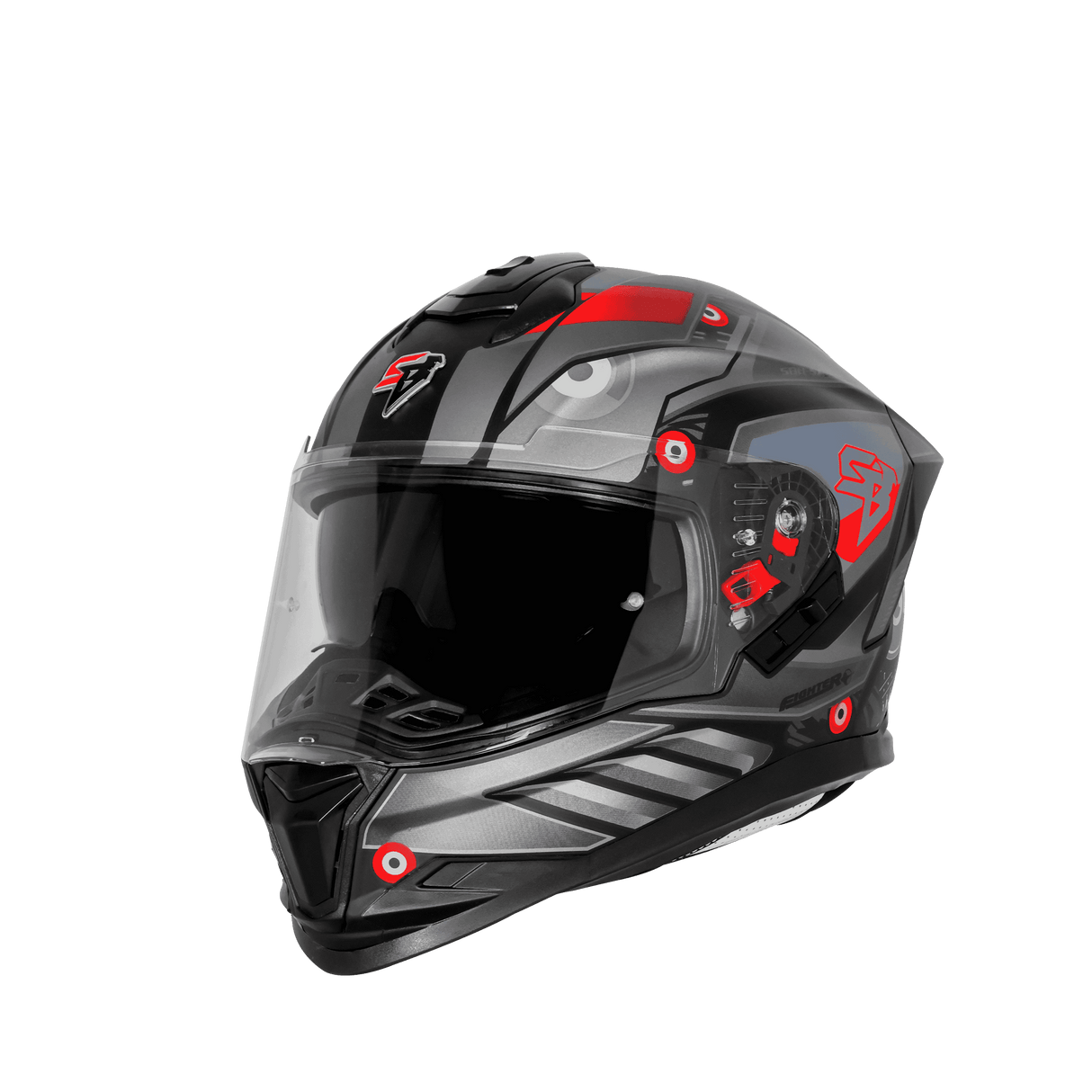 STEELBIRD SBH-57 FIGHTER F8 FULL FACE HELMET