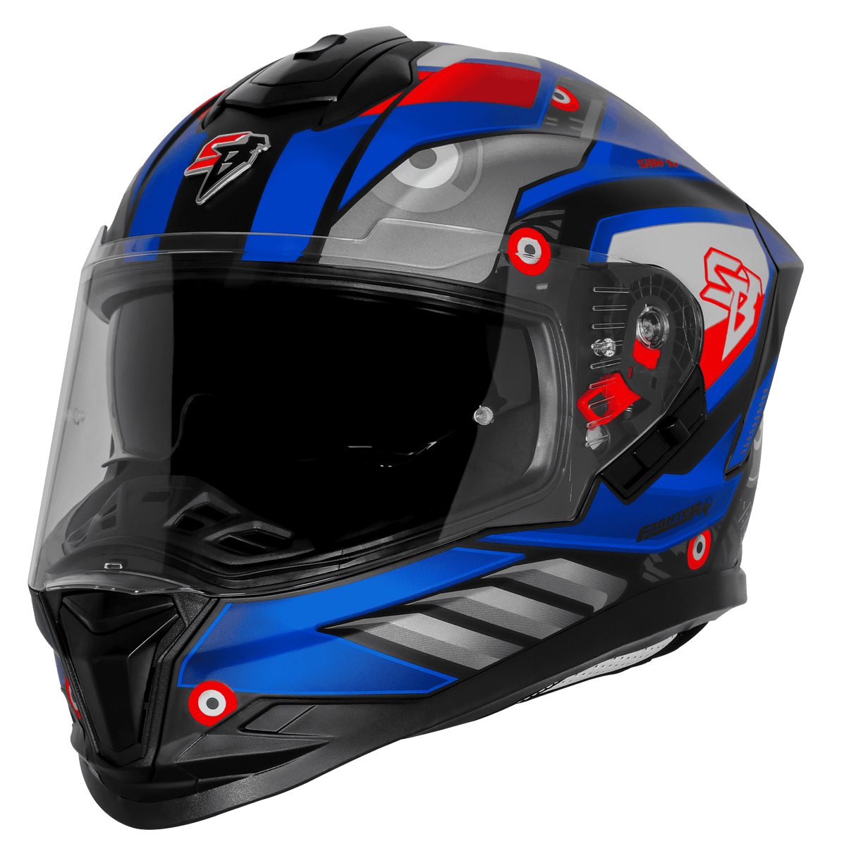 STEELBIRD SBH-57 FIGHTER F8 FULL FACE HELMET