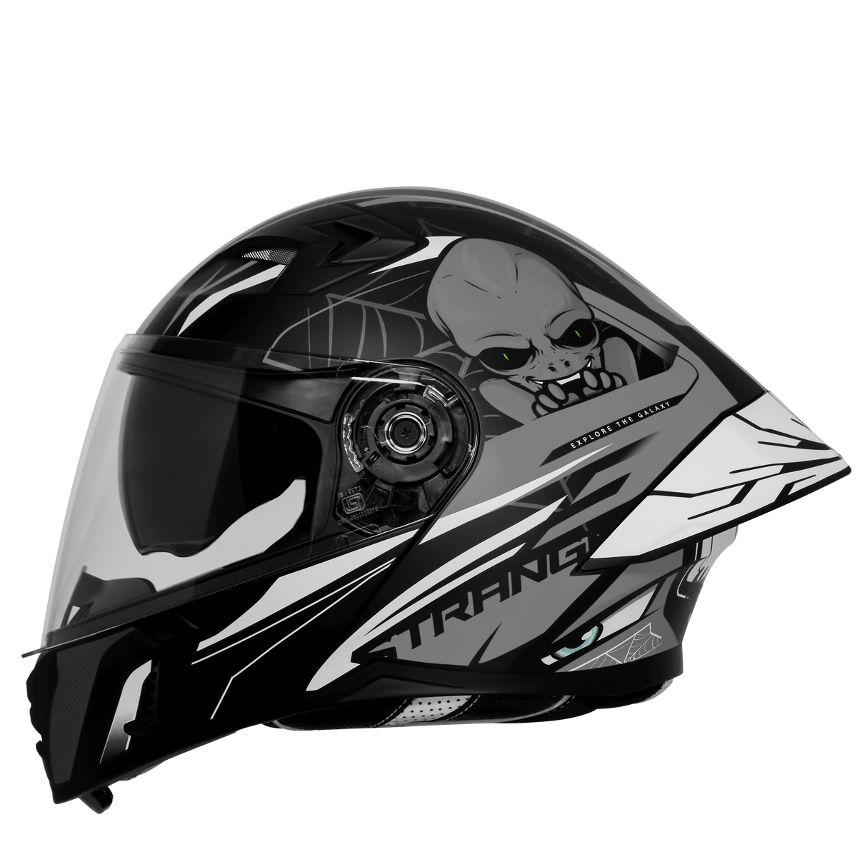 STEELBIRD SBA-20 ISS STRANGE FULL FACE HELMET