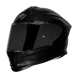 STEELBIRD SBH-57 ISS FIGHTER F11 CARBON FINISH FULL FACE HELMET