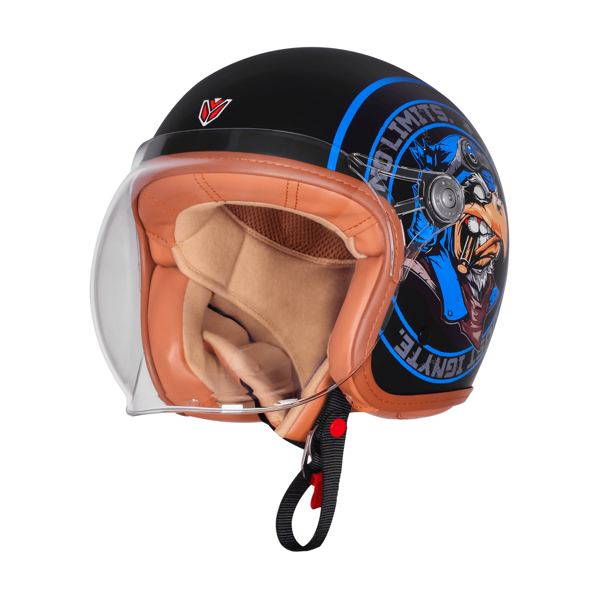 STEELBIRD EAGLE IGN-58 DECOR OPEN FACE HELMET
