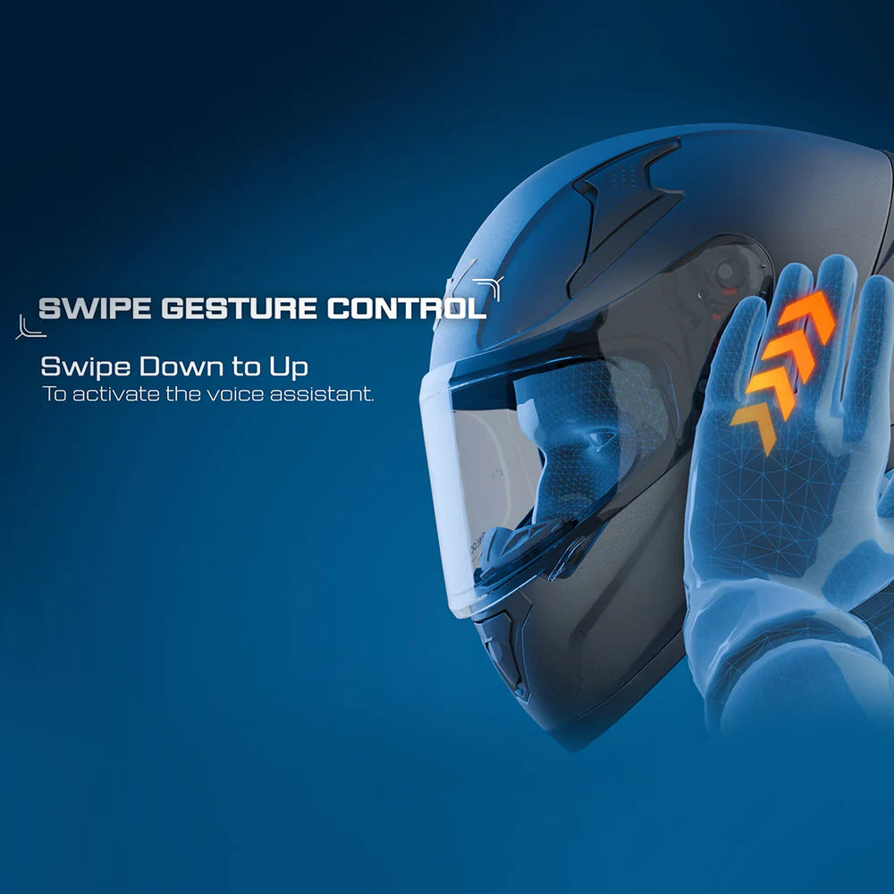 AXOR  X ALTOR APEX SMART BLUETOOTH FULL FACE HELMET