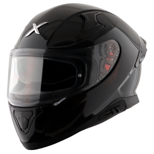 APEX SOLID BLACK FULL FACE HELMET