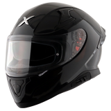 APEX SOLID BLACK FULL FACE HELMET