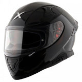 APEX SOLID BLACK FULL FACE HELMET