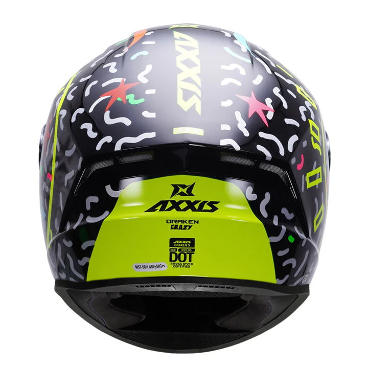 AXXIS DRAKEN S CRAZY FULL FACE  HELMET