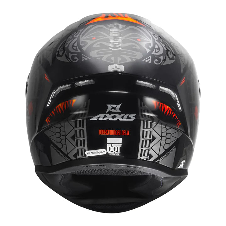 AXXIS DRAKEN S MAORI DEVIL  FULL FACE HELMET