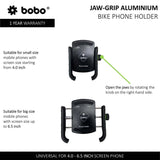 BOBO BM4 Jaw-Grip Motorcycle Mobile Mount