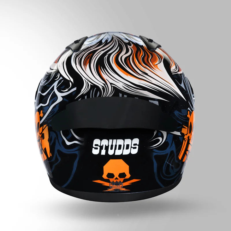 STUDDS THUNDER D9 DECOR FULL FACE HELMET