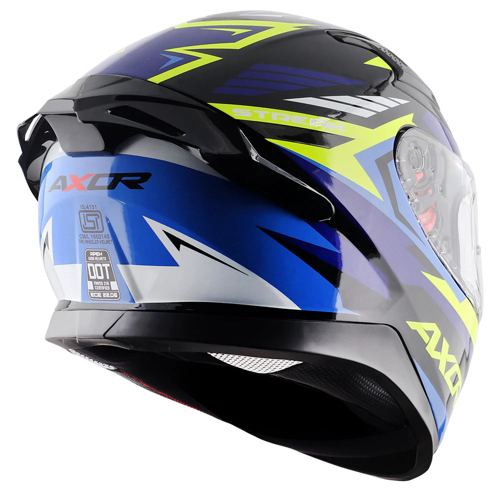 AXOR APEX STREAK FULL FACE HELMET