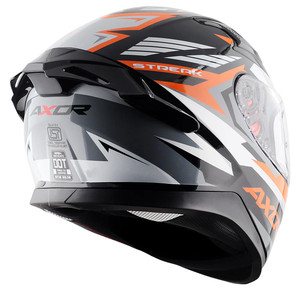 AXOR APEX STREAK FULL FACE HELMET